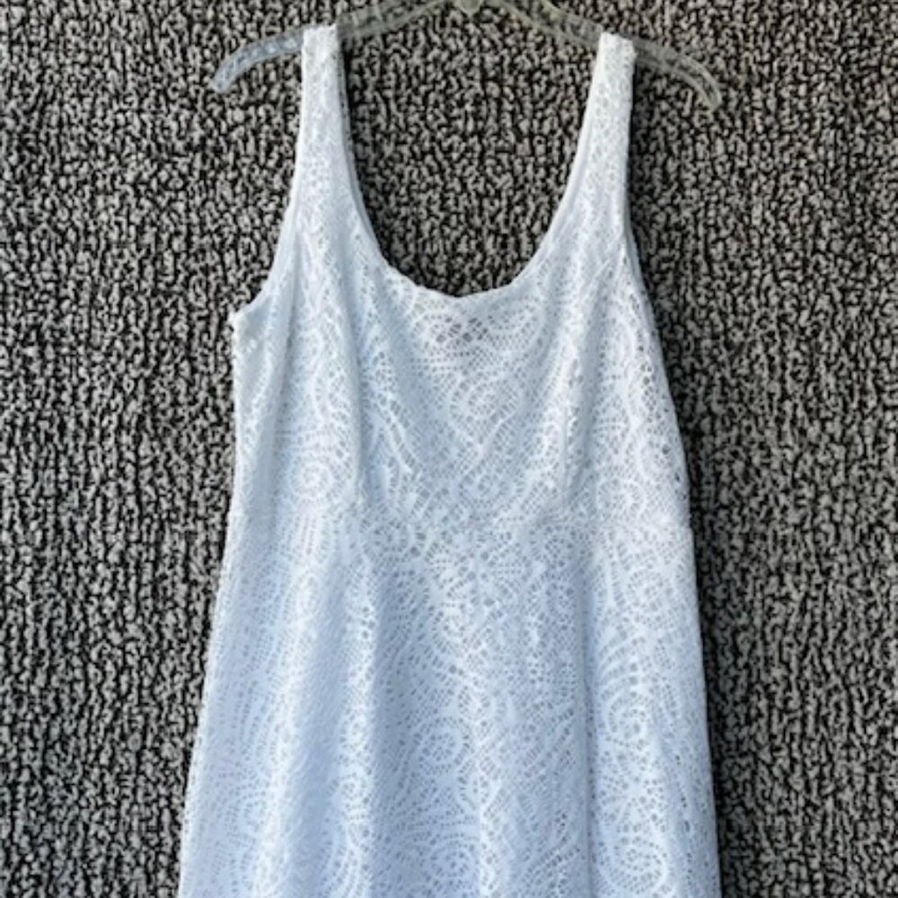 APT 9 White Tank Lace Mini Dress